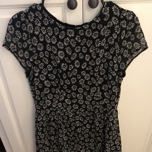Sunflower Zip-Up Skater Sundress